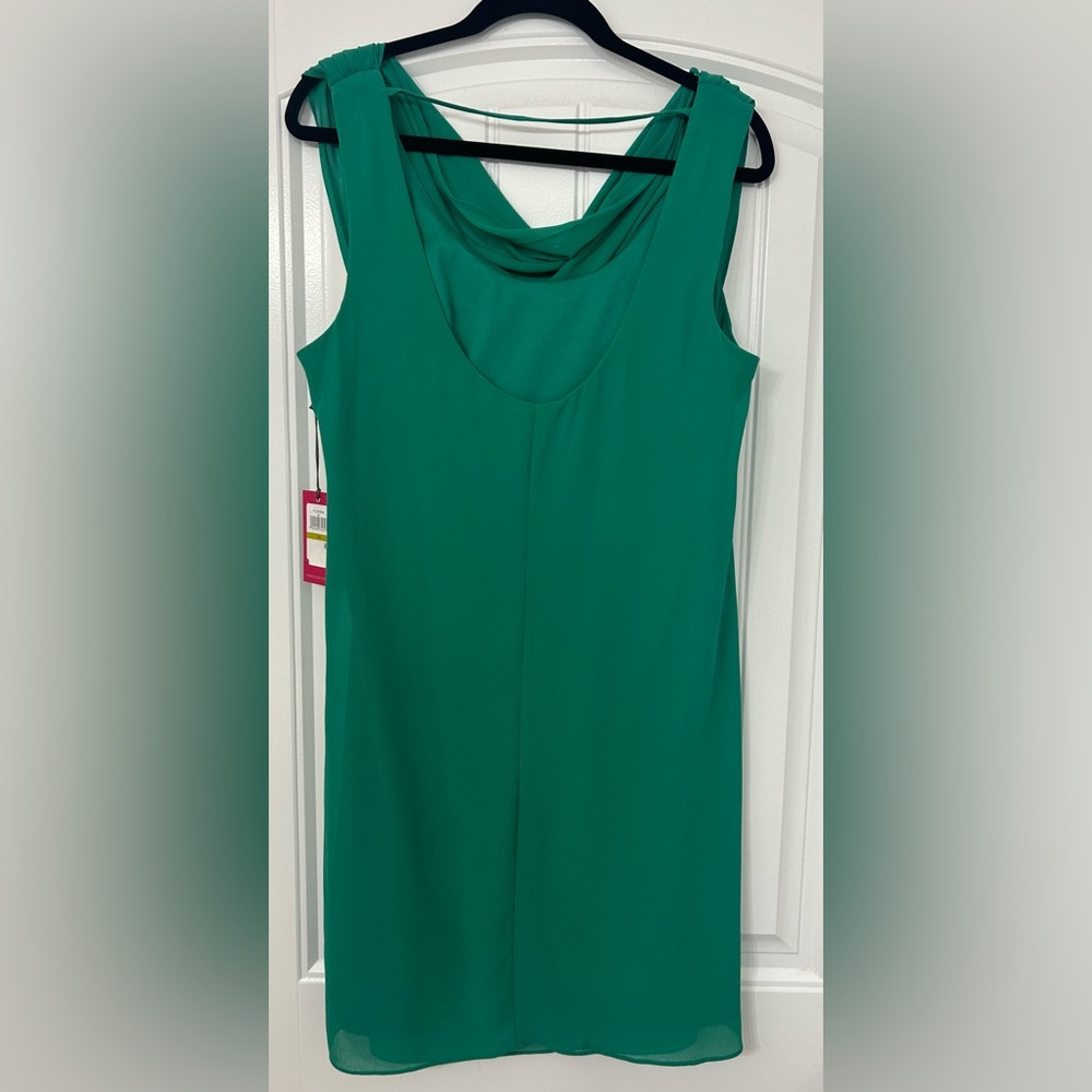 NWT Vince Camuto Cowl Neck Shift Dress size 14 - Picture 3 of 5